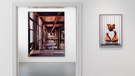 Installationsansicht Thomas Florschuetz – Überlagerungen, Haus am Waldsee, 2022