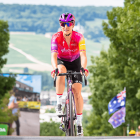 Die Schweizer Radsportlerin Marlen Reusser hat die 4. Etappe der Tour de France Femmes gewonnen © IMAGO/frontalvision.com