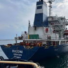 Ukraine: Das Frachtschiff Razoni mit mehreren Tonnen Mais im Hafen von Odessa