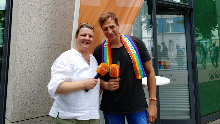 Frauke Oppenberg und Holger Wicht © radioeins/V. Witzki