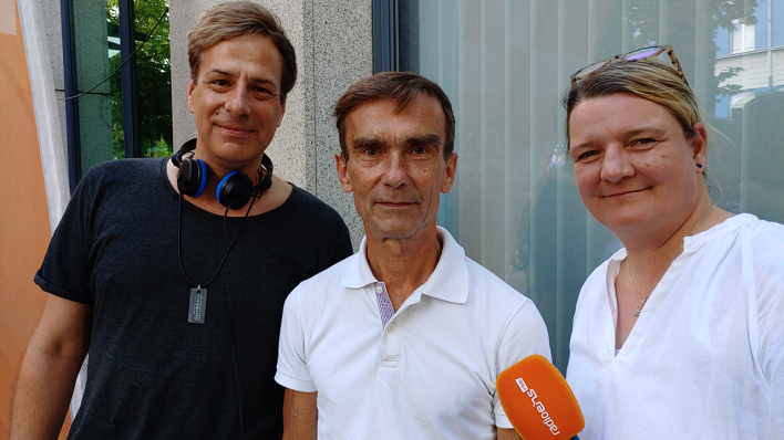 v.l.n.r.: Holger Wicht, Rainer Herrn und Frauke Oppenberg © radioeins/V. Witzki