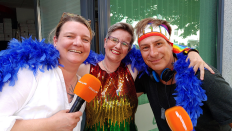 v.l.n.r.: Frauke Oppenberg, Ute Hillerund Holger Wicht © radioeins/V. Witzki