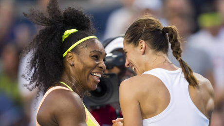 Serena Williams (l.) und Andrea Petkovic © IMAGO / Xinhua