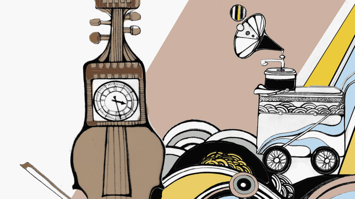 Musik-Uhr-Collage © IMAGO / Ikon Images