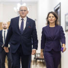 Polens Außenminister Zbigniew Rau und Bundesaußenministerin Annalena Baerbock in Warschau