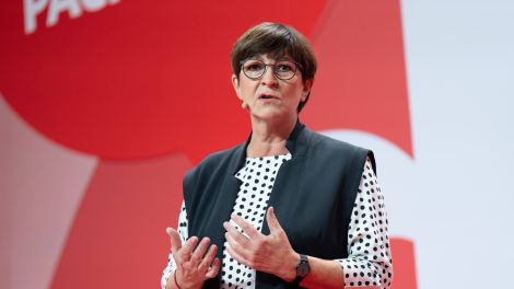 Die SPD-Vorsitzende Saskia Esken. (Bild: IMAGO / Bernd Elmenthaler)