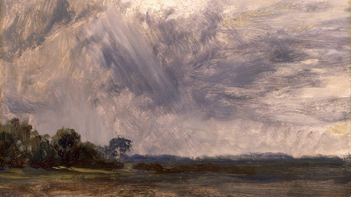 "Studie eines bewölkten Himmels" von John Constable, Ölmalerei, ca. 1825