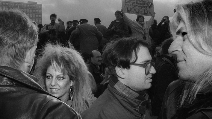 Tamara Danz am 4.11.89 in Berlin © IMAGO / Rolf Zöllner