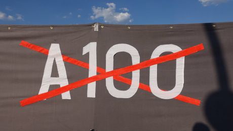 Demo gegen den Ausbau der Stadtautobahn A100 in Berlin © IMAGO/serienlicht