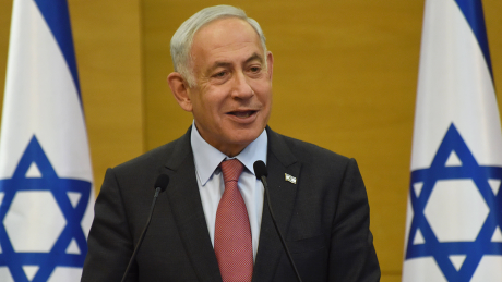 Israels Ministerpräsident Benjamin Netanyahu bei einer Rede im Parlament