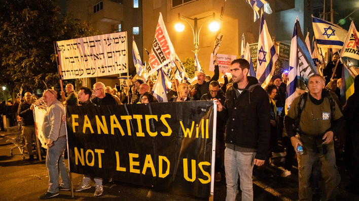 Proteste gegen die Justizreform in Israel © IMAGO / ZUMA Wire
