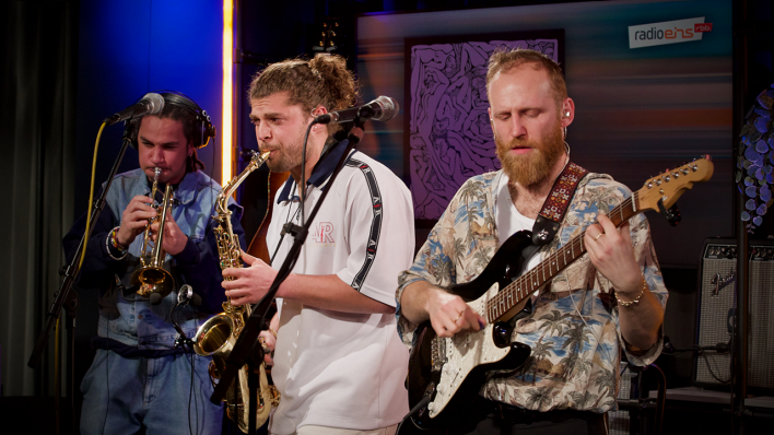 Webster in studioeins © radioeins/Saupe