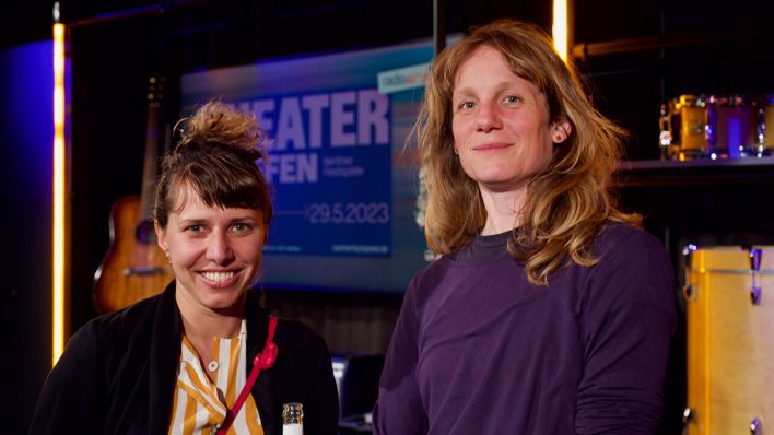 Carolin Hochleichter und Joanna Nuckowska © radioeins/Jochen Saupe