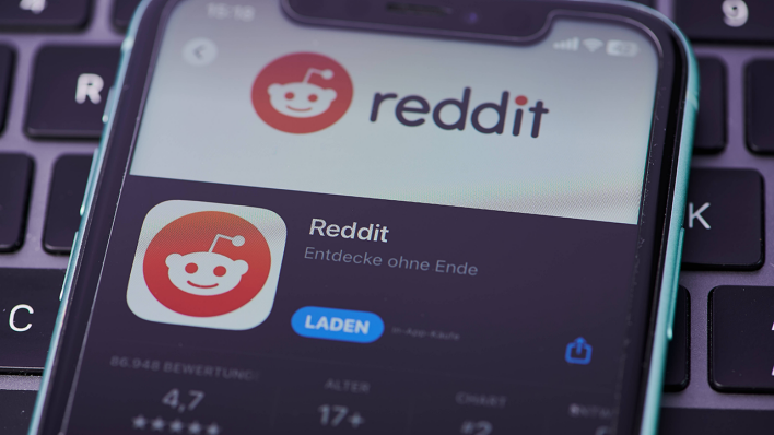 Icon der sozialen Nachrichten-App Reddit © IMAGO / CHROMORANGE