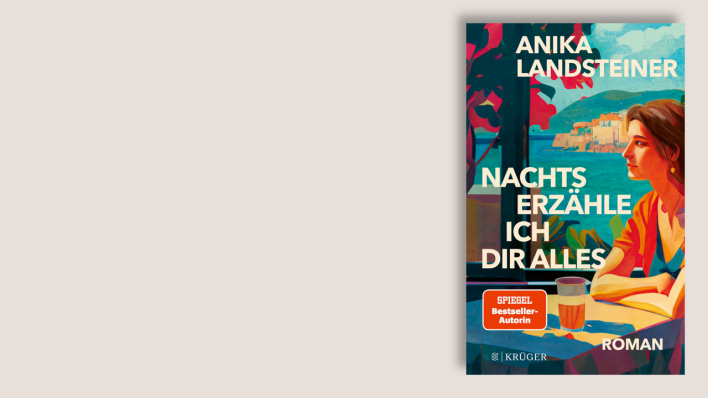 "Nachts erzähle ich dir alles" von Anika Landsteiner (Buchcover)