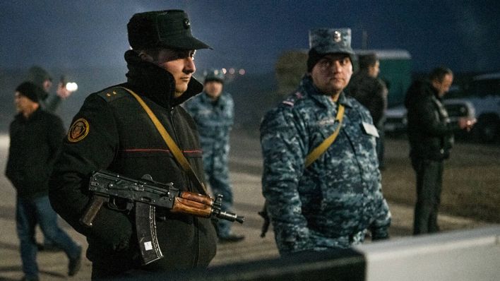 Der Latschin-Korridor, die einzige Straße, die Armenien und Bergkarabach verbindet, wird seit Dezember durch Aserbaidschan blockiert © IMAGO/ITAR-TASS