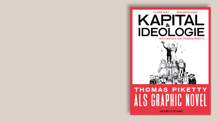 Buchcover "Kapital und Ideologie" von Thomas Piketty als Graphic Novel