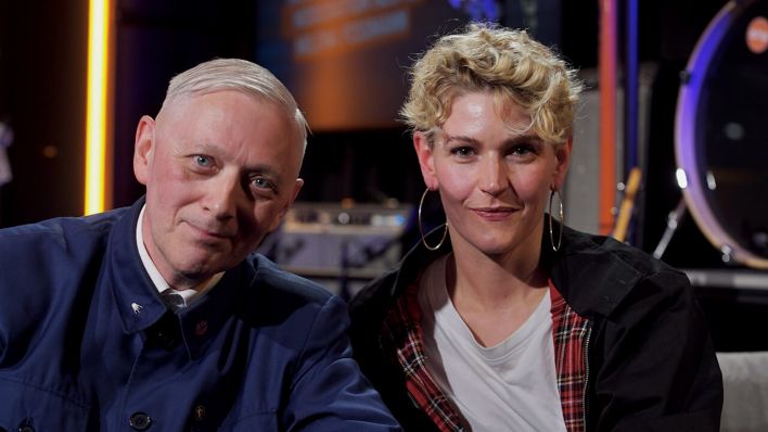 Mark Reeder und Sophia Wetzke - Podcast "Grenzgänger" © radioeins/Jochen Saupe