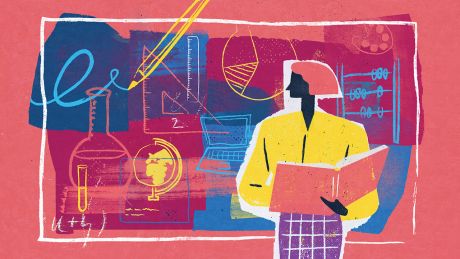 Illustration zum Thema Schule © IMAGO / Ikon Images