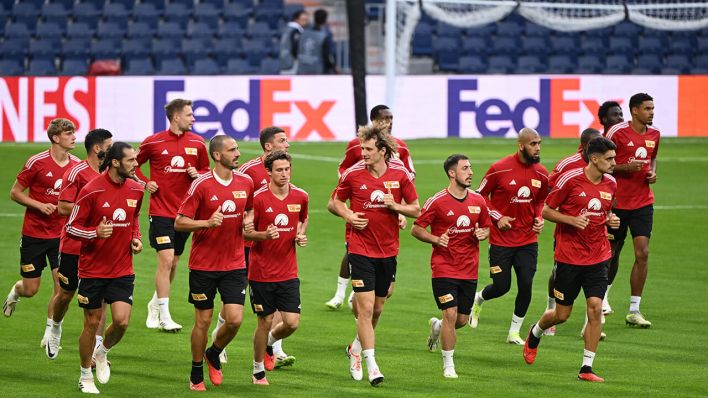 Abschlusstraining des 1. FC Union Berlin in Madrid © dpa/Matthias Koch