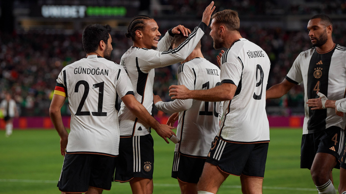 Deutschland gegen Mexiko: Freude bei deutschen Spielern nach dem 2:2-Anschlusstreffer durch Niclas Füllkrug © IMAGO / Agencia-MexSport
