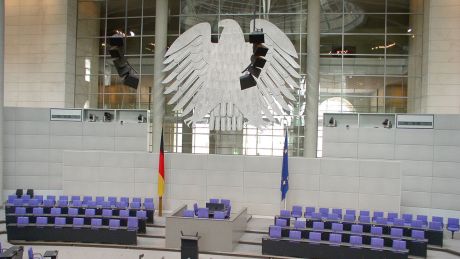 Sitzungssaal des Deutschen Bundestages © imago images/blickwinkel