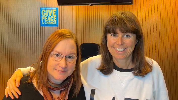 Christiane Falk zusammen mit Birgit Fuß © radioeins Christiane Falk zusammen mit Birgit Fuß © radioeins