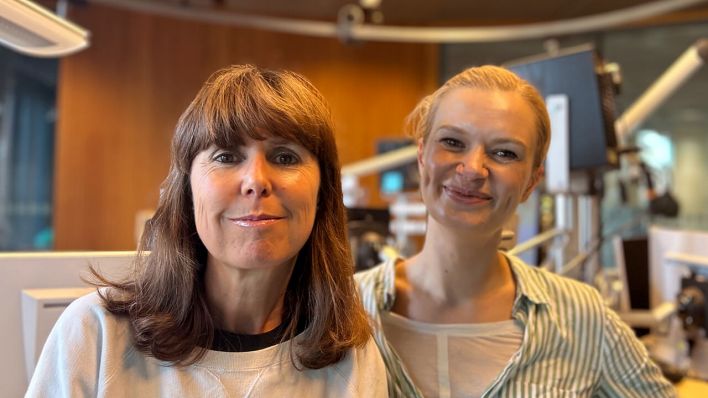 Christiane Falk zusammen mit Nicola von Laing © radioeins/Chris Melzer