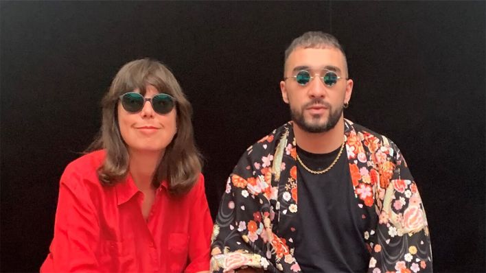 Christiane Falk zusammen mit Sofiane Pamart © radioeins
