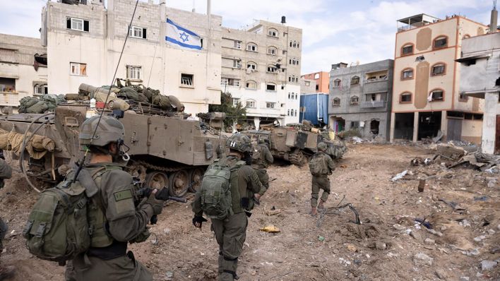 Israelische Soldaten im Gazastreifen © AP Photo/Moti Milrod