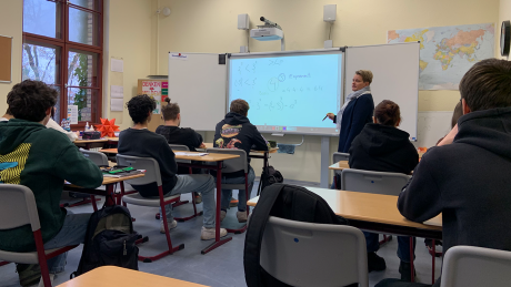 Matheunterricht in der 9. Klasse der Oberschule Werder © radioeins/Amelie Ernst