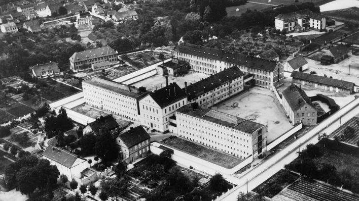 Luftbild auf das Zuchthaus und Konzentrationslager Sonnenburg (1930) © picture alliance / akg-images | akg-images