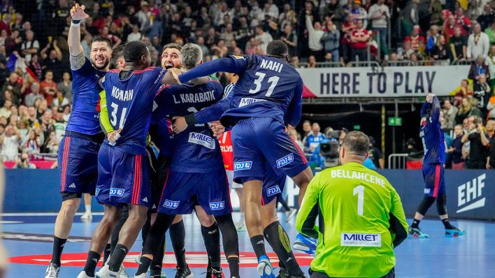 Frankreichs Handballer sind Europameister © AP Photo/Martin Meissner