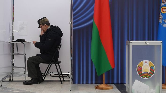 Wahl in Belarus © IMAGO / SNA / Viktor Tolochko
