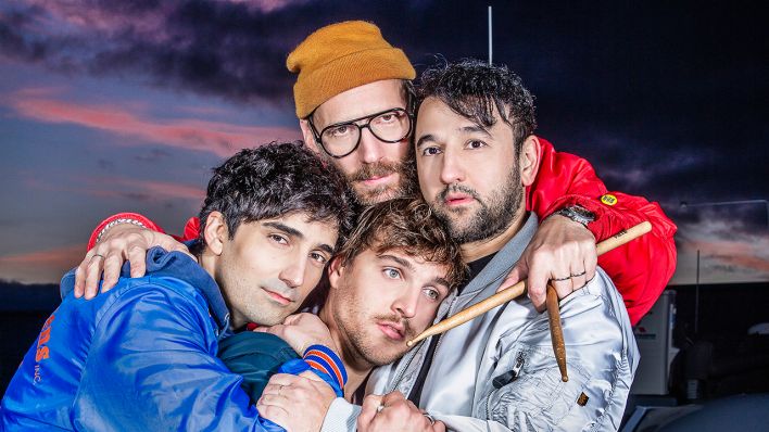 Ciao - v.l.n.r.: Emre Aksızoğlu, Knut Berger, Jonas Dassler, Taner Şahintürk © Esra Rotthoff