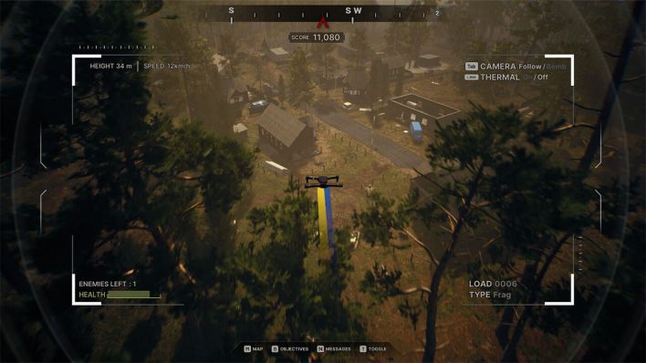 Screenshot aus dem Computerspiel "Death From Above" © Lesser Evil