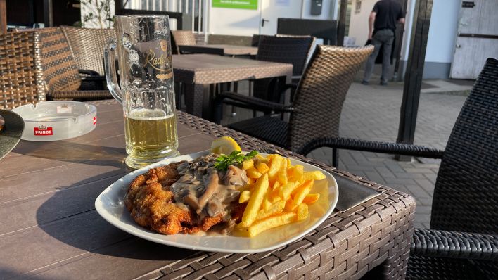 Schnitzel im "Bornholms" Schnitzel im "Bornholms"