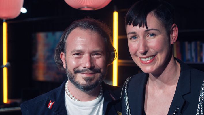Magdalena Schaffrin und Max Gilgenmann © radioeins/Jochen Saupe
