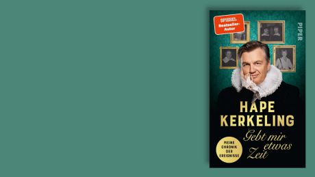 "Gebt mir etwas Zeit. Meine Chronik der Ereignisse" von Hape Kerkeling (Buchcover) © Piper Verlag "Gebt mir etwas Zeit. Meine Chronik der Ereignisse" von Hape Kerkeling (Buchcover) © Piper Verlag