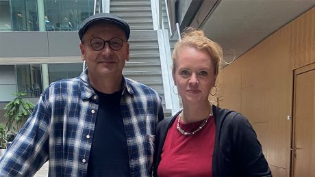 Knut Elstermann zusammen mit Julia von Heinz © radioeins Knut Elstermann zusammen mit Julia von Heinz © radioeins