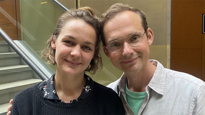 Regisseur Ramon Zürcher und Schauspielerin Luise Heyer © Knut Elstermann