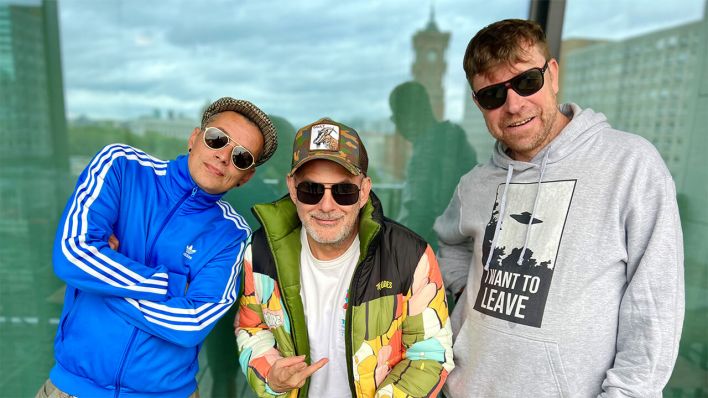 Westbam zusammen mit Hardsequencer und Housemeister