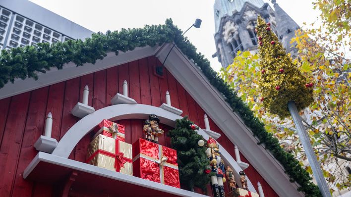 Weihnachtsmarkt am Breitscheidplatz in Berlin © Christophe Gateau/dpa