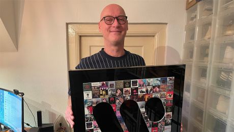Norbert Rudnitzky mit 30 Jahren Downbeat Records in einer Collage © Johannes Paetzold Norbert Rudnitzky mit 30 Jahren Downbeat Records in einer Collage © Johannes Paetzold