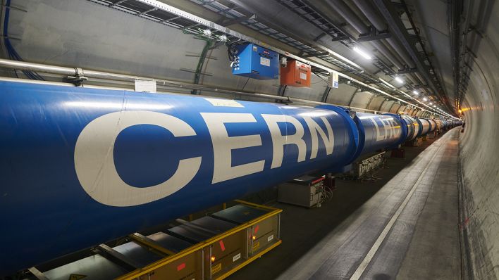 Teilchenbeschleuniger Large Hadron Collider (LHC) des CERN © picture alliance/dpa/CERN via PA Media | Maximilien Brice