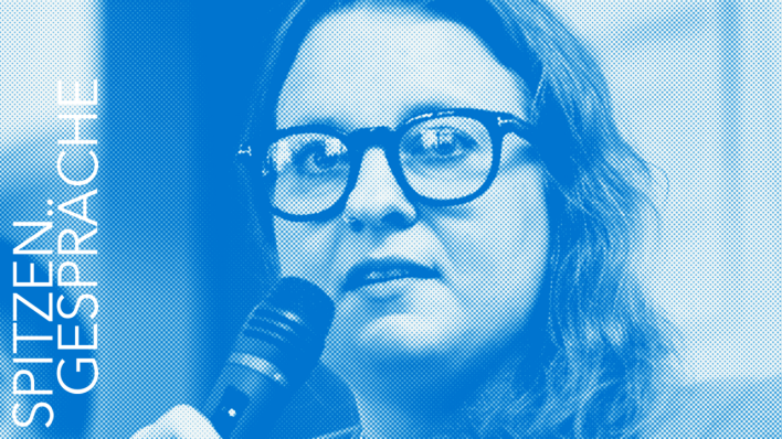 Spitzengespräche: Friederike Benda (BSW) © picture alliance/dpa