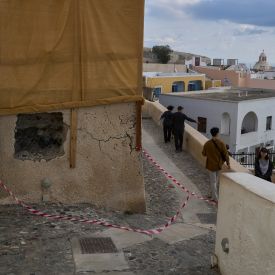 Fira (Griechenland) © AP Photo/Petros Giannakouris