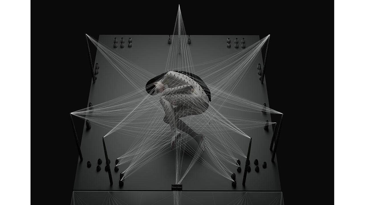 Evelyn Bencicova (mit Samson G. Balfour Smith): Genesis, 2023, aus der Serie Æther, 3D-Rendering