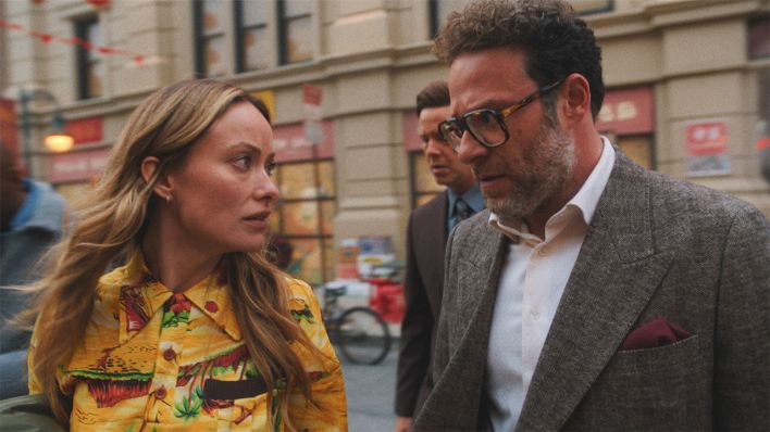 Olivia Wilde und Seth Rogen in "The Studio" © Apple TV+