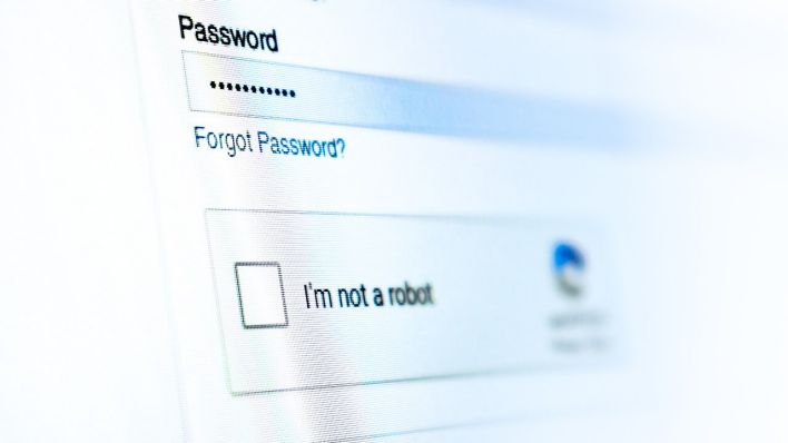 Captcha auf einer Internetseite © IMAGO/Pond5 Images